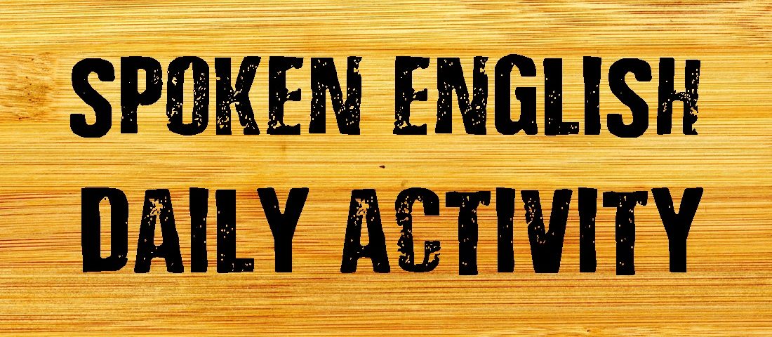 Basic English Speaking-Daily Activity